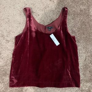 J. crew Velvet Tank